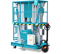 電助力桅柱式高空作業(yè)平臺-雙桅