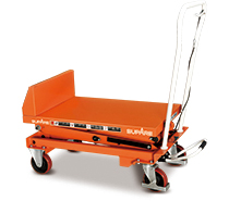 腳踏升降平臺(tái)車(傾斜臺(tái)面)