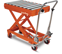 腳踏型升降平臺(tái)車(滾輪臺(tái)面)