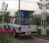 定制車載桅柱式高空作業(yè)平臺